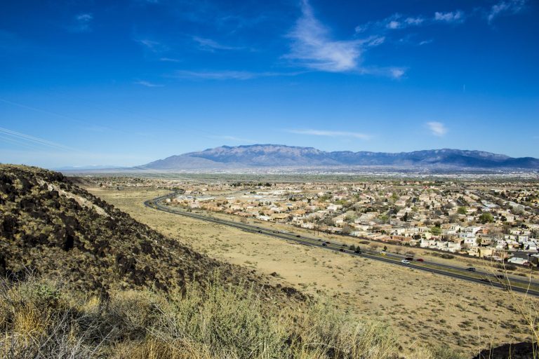 How many national parks are around Albuquerque?