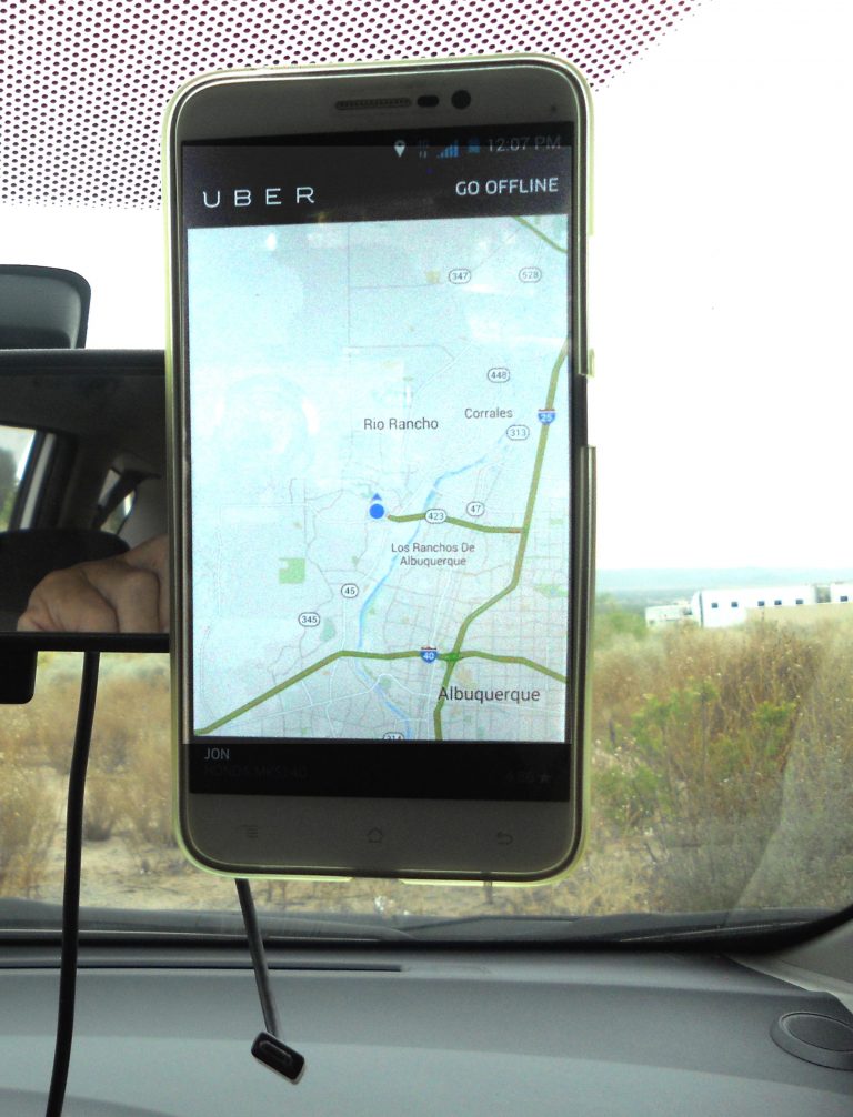 Locals Driven to Work by App