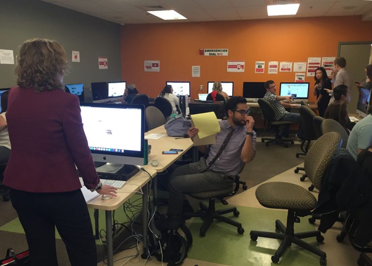 UNM class holds Twitter debate with secretary of state candidates