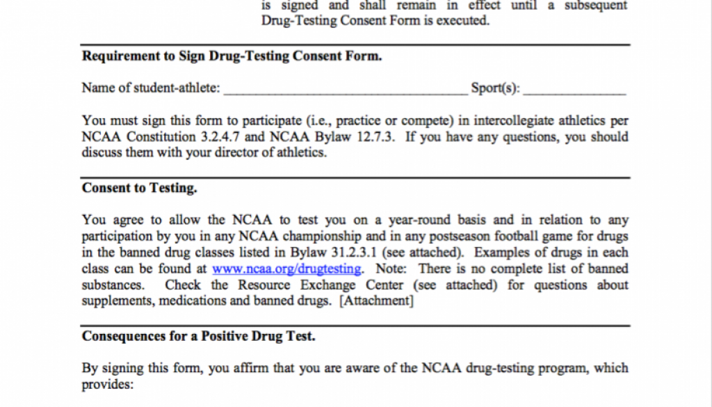 NCAA drug test New Mexico News Port