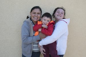 Rhonda Ramirez, Josiah Lucero And Jade Lucero In Albuquerque