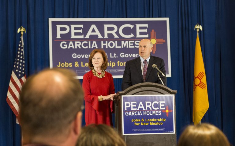 Pearce wishes Lujan Grisham good luck