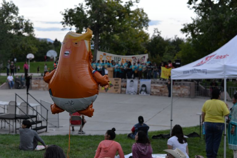 NM stands up against Trump in peaceful gathering