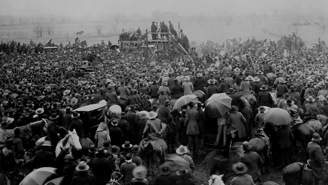 The 1893 lynching of Henry Smith in Paris Texas in front of a estimated 15,000 witnesses.
