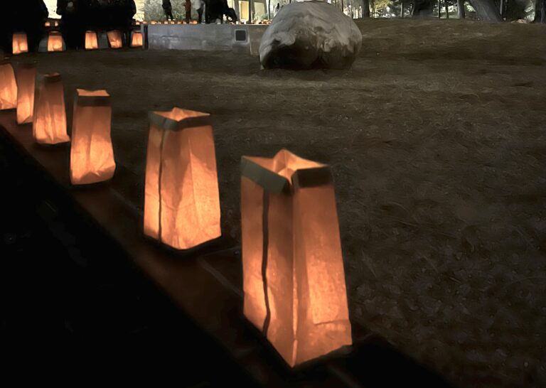 Luminarias light up the Night