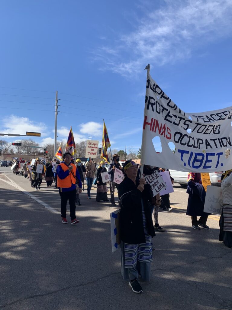 Tibetans partake in yearly march for freedom