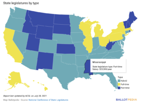 State Lawmaker Pay Chart 2