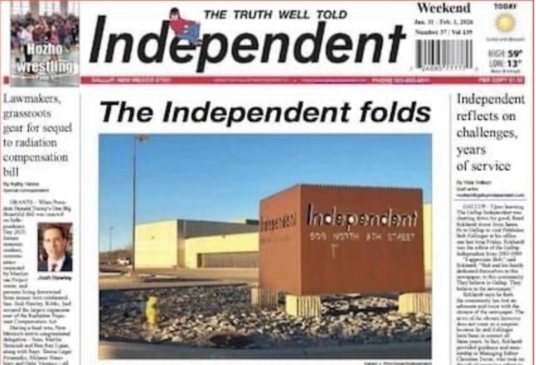 Gallup geels the loss of its daily paper as New Mexico tries to fight news deserts