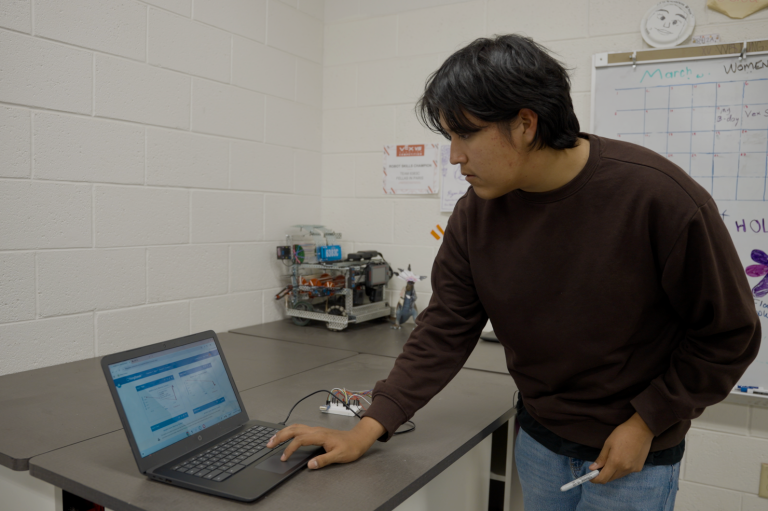 Mescalero Apache teens are building wildfire and flood sensors to protect their community