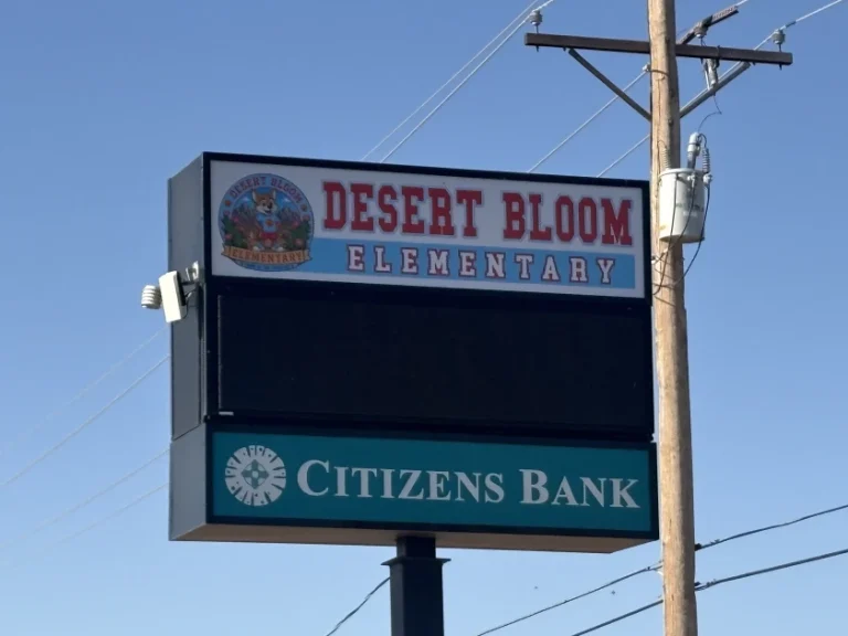 Desert Bloom Elementary celebrates name change